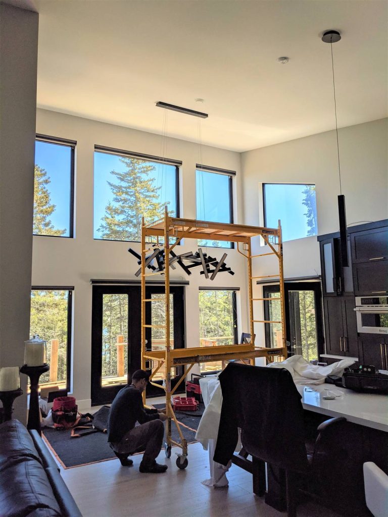 Power East Electric: great room chandelier