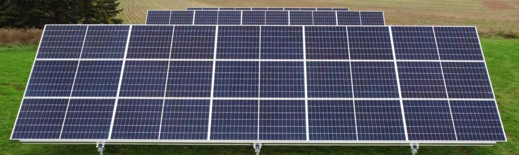 Power East Electric: ground mount solar