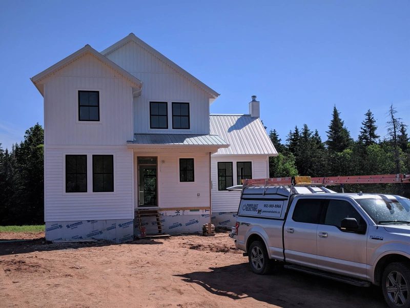 Power East Electric: new build farmhouse