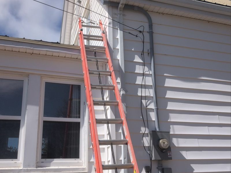 Service upgrade on a house in Eastern PEI by Power East Electric